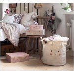 Jabadabado Koš 40 x 60 cm odstíny šedé – Zboží Dáma