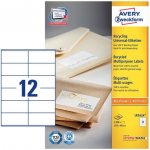 Avery Zweckform Etikety 100 listů A4 bílé 105 x 48 mm univerzální 3424 – Hledejceny.cz