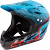 Cyklistická helma Force Tiger Downhill červená/černá/modrá 2020