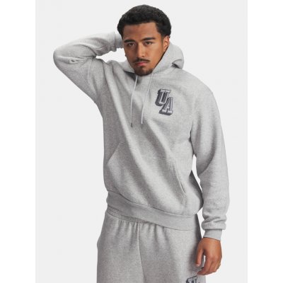 Under Armour UA Icon Flc Graphic Top-GRY Šedá – Zboží Dáma