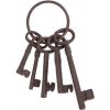 Jezírková dekorace Svazek klíčů "BEST FOR BOOTS" , litina, 9 x 4 x 22,5 cm|Esschert Design