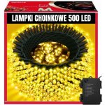 ECARLA Vánoční venkovní/vnitřní osvětlení 500 LED teplá bílá 8 režimů 38m – Hledejceny.cz