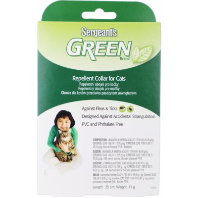 Sergeant's Green obojek antiparazitní pro kočky 35 cm – HobbyKompas.cz