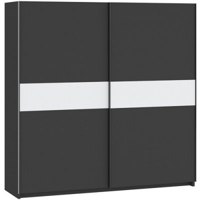 Intermeble s posuvnými dveřmi BERNO 200 černá – Zboží Dáma