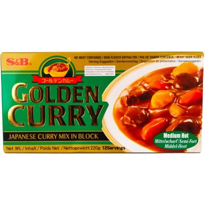 S&B Golden curry japonské středně pálivé kari 220 g – Zboží Dáma