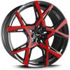 Alu kolo, lité kolo Barracuda Project X 10x22 5x130 ET45 black flash red