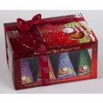 English Tea Shop Dárková krabička čajů Santa Claus s 12 pyramidkami – Zboží Dáma