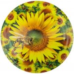 Víčko na sklenici na med se závitem TO 82 - včela na slunečnici – Zboží Mobilmania