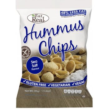 EatReal Hummus chipsy s mořskou solí 45g