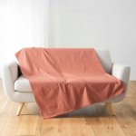 Douceur d'intérieur přehoz na postel bavlna červené 220 x 240 cm – Zboží Mobilmania