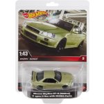 Mattel Hot Wheels Prémiové auto NISSAN SKYLINE GT-RBNR34 HMD47 1:43 – Zboží Dáma