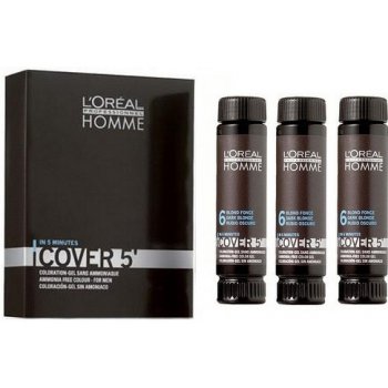 L'Oréal Homme Cover 5 5 světlá hnědá 3 x 50 ml