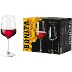 BOHEMIA PR sklen BONITA červ víno 6 x 450 ml