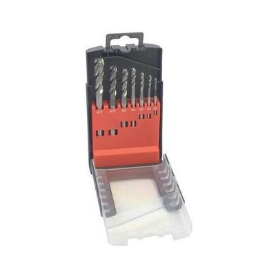 Bučovice Tools Sada závitníků M3-M12 7dílů DIN371(174) a DIN376(184) šroubovitá drážka HSSCo5 - SZ174-7P – Hledejceny.cz