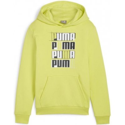 Puma Essentials + Logo Lab Hoodie B žlutá – Zboží Mobilmania