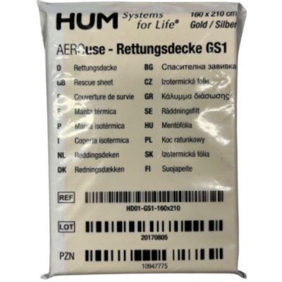 Zarys Izotermická folie 160 x 210 cm ThermCARE – Zboží Dáma