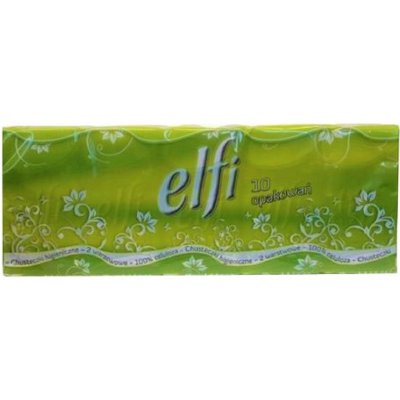 Elfi papírové kapesníčky 2-vrstvé 10 ks – Zboží Dáma