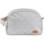 Beaba Kosmetická taštička Toiletry Pouch Tiny Dots se zipem šedá s tečkami – Zboží Dáma