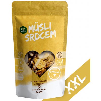 Topnatur Müsli srdcem trio čoko&banán 250 g – Hledejceny.cz