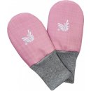 Zimní bezpalcové rukavice softshell s beránkem antique pink