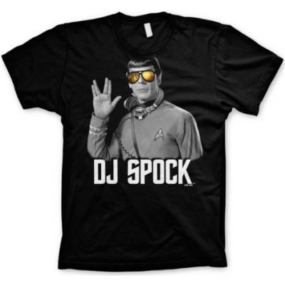 Fantasyobchod tričko Star Trek DJ Spock černé – Zboží Mobilmania