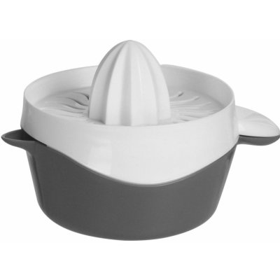 Excellent Houseware Lis na citrusy s nádobou s výlevkou, 17 x 12,5 x 10,5 cm, šedý šedá – Zboží Mobilmania