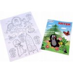 Krtek a motýl Omalovánky Obkreslovánky A5 – Zboží Dáma