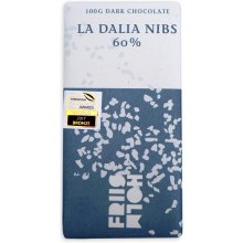 FRIIS-HOLM LA DALIA NIBS 60% hořká čokoláda s boby 100 g