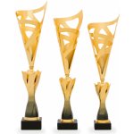 Pohár DESIGN výška 52 cm zlatý/černý – Zboží Dáma