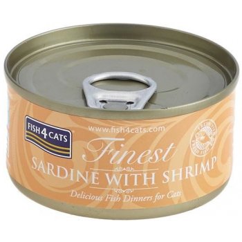 Fish4cats Finest Sardine & Shrimp 70 g