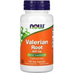 NOW Valerian Root kozlík lékařský 500 mg 100 rostlinných kapslí – Hledejceny.cz