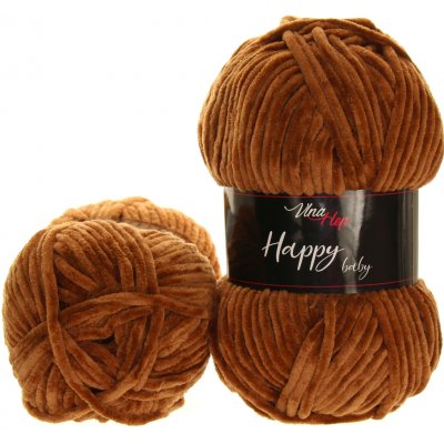 Vlna Hep Happy Baby 41048 hnědá – Zboží Dáma
