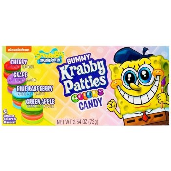 Spongebob gummy krabby patties colors 72 g od 69 Kč - Heureka.cz