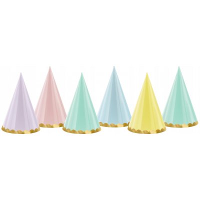 Narozeninové čepice Party Deco Yummy mix 6 ks – Zboží Mobilmania