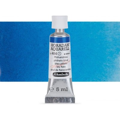 Schmincke Horadam akvarelové barvy v tubě 5 ml 484 phthalo modrá – Hledejceny.cz