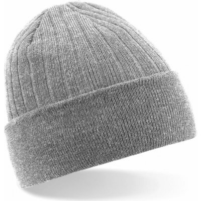 Beechfield Unisex pletená čepice B447 Heather Grey – Hledejceny.cz