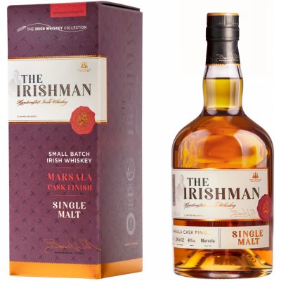 The Irishman Single Malt Marsala Cask Finish 46% 0,7 l (kazeta) – Hledejceny.cz