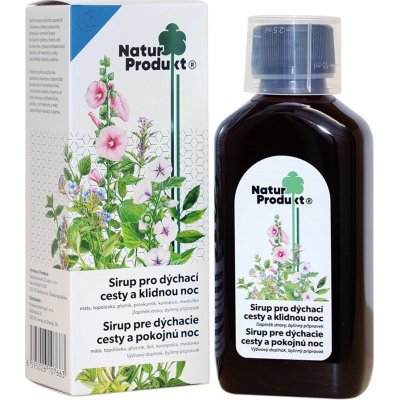 Naturprodukt Sirup pro dýchací cesty a klidnou noc 200 ml – Hledejceny.cz