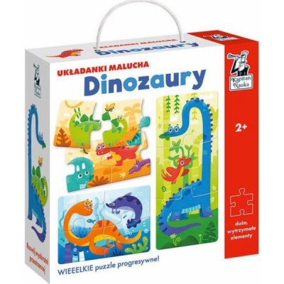 Kapitán Science Dinosauři Toddler puzzle – Zbozi.Blesk.cz