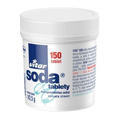 Vitar Soda - tablety, 150 tablet