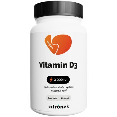 Citronek Vitamin D3 3000 IU 90 kapslí – Hledejceny.cz