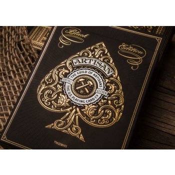 Theory11 Karty Artisan na cardistry a kouzlení Černé