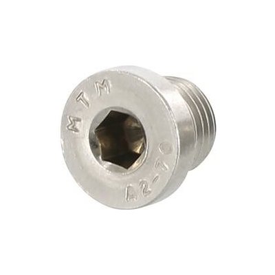 Zátka válcová jemný metrický závit DIN 908 M22x1,5, nerez A2 (25 ks) – Hledejceny.cz