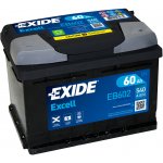 Exide Excell 12V 60Ah 540A EB602 – Hledejceny.cz
