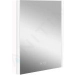 kielle Arkas I - Zrcadlová skříňka s LED osvětlením, vyhříváním a USB portem, 55x70x13 cm, bílá 50111610 – Sleviste.cz