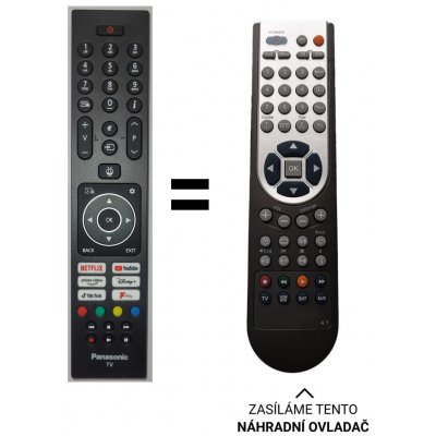 Dálkový ovladač Predátor Panasonic 23938950 RC45137 – Hledejceny.cz