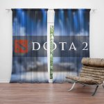 Sablio Závěs DOTA 2 Modrá: 2ks 140x250cm – Hledejceny.cz