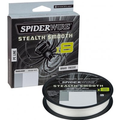 SpiderWire šňůra Stealth Smooth 8 Transluscent 150m 0,13mm 11,2kg – Zboží Mobilmania