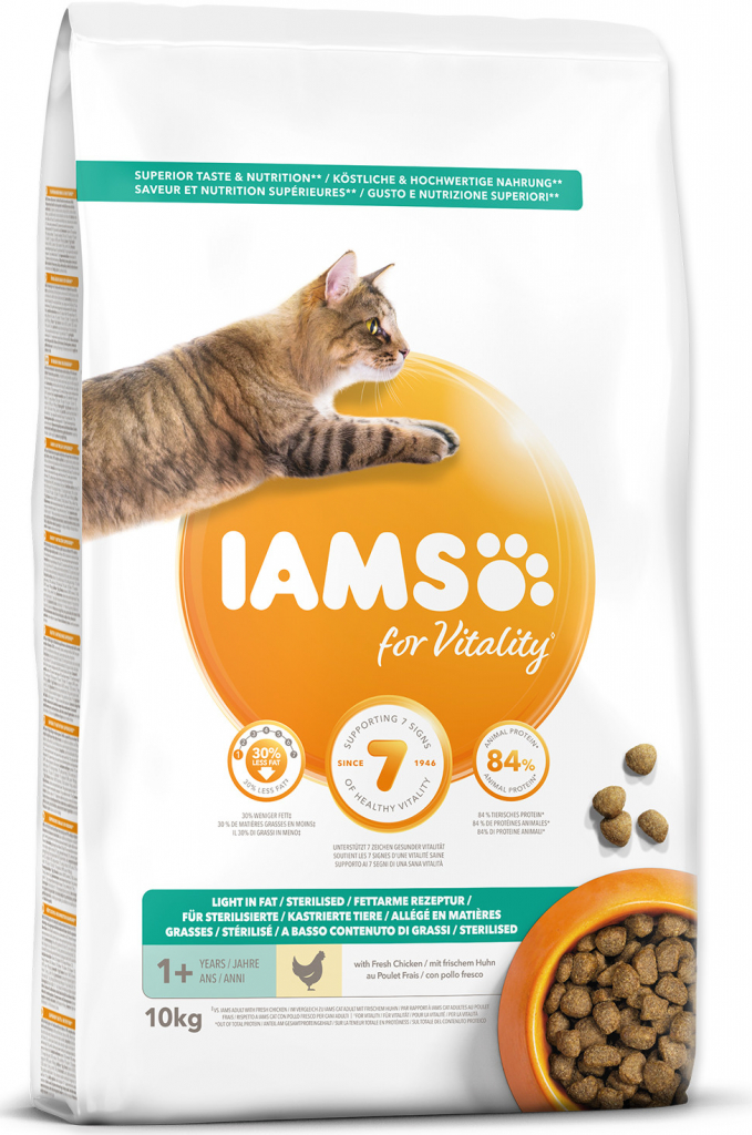 Iams Cat Adult Weight Control Chicken 10 kg