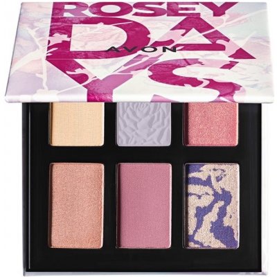 Avon paletka očních stínů Rosey Days 7,2 g – Zboží Mobilmania